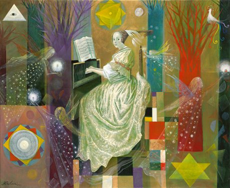 Annael Anelia Pavlova's painting to Weinberg's symphony 7